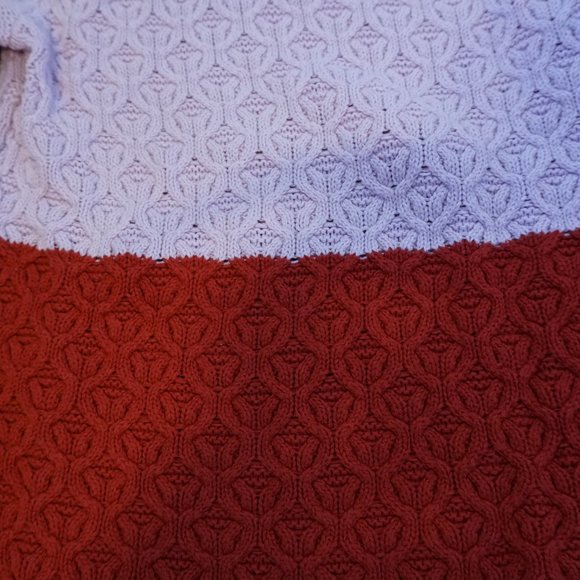 Maison Jules Pink/Red Knit Sweater Size M - Picture 2 of 4